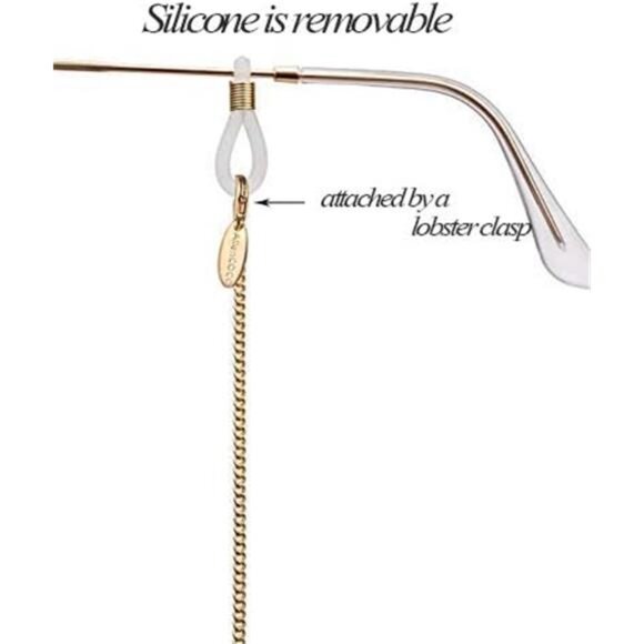 Glasses Chain, Eyeglass Strap For Women Sunglasses - 14K Gold Eyeglasses Chain - Picture 6 of 7